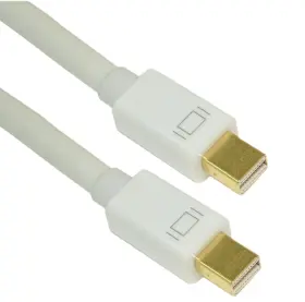 Fe-mdmd14-06 My Cable Mart 6ft Mini Displayport V1.4/8k 30 30awg Gold Plated White
