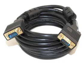 Fe-vga-15f My Cable Mart 15ft Premium Vga Male/male Triple-shielded With Ferrites Gold Plated