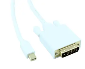 Gc-mdd-06 My Cable Mart 6ft Mini Displayport To Dvi 32awg Gold Plated White