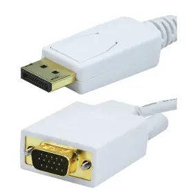 Mo-dv-06 My Cable Mart 6ft Displayport To Vga 28awg Gold Plated White