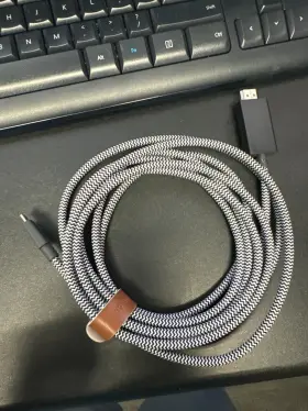 Belt-c-hdmi-zeb-3 Native Union 10ft Ft Usb C To Hdmi 4k Cable For Tv Monitor Output Android Pc