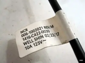 1416-c422-0030 Ncr Well Shin U.s. Power Cord #2