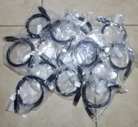 497-0512537 Ncr Lot Of 15 New Sealed Display Port To Cable Male 3ft