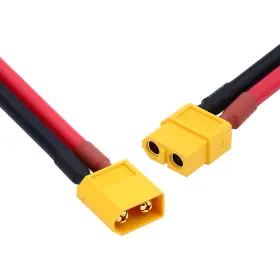 Nf-pw-052-mf Nfhk Xt60 Male To Female 12awg Extension Cable Connector For Rc Battery Portable P