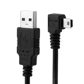 Nf-u2-057-ri-5.0m Nfhk Mini Usb B Type 5pin Male Right Angled 90 Degree To 2.0 Data Ca