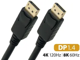 50dp14v-mm-10 Nippon Labs Displayport 1.4 Version 8k Dp Cable 60hz - 10ft. Vesa Certified