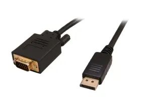 Dp-vga-6 Nippon Labs 6 Ft. Dp Displayport Male To Vga 28 Awg Adapter Cable