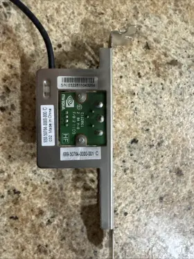 930-50764-0000-000 Nvidia Pny 3pin Mini Din Quadro Bracket Stereo Connector Used #2