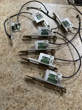 930-50764-0000-000 Nvidia Pny 3pin Mini Din Quadro Bracket Stereo Connector Used