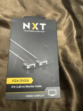 Nx29765 Nxt Technologies Vga/svga Monitor Cable 6 Ft 1.83 M New In Box