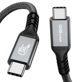 Ohbuyagn 331597618196 80gbps Usb 4 Cable V2 For Thunderbolt 3.3ft Pd 3.1 240w Fast Charging