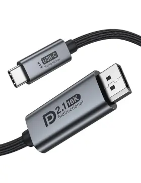 4041-80405 Ohbuyagn Bidirectional Usb C To Displayport 2.1 Cable 16k Cord 6