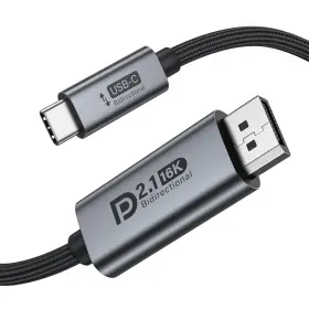 4041-80408 Ohbuyagn Bidirectional Usb C To Displayport 2.1 Cable 16k Cord 3