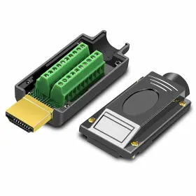 Oiyagai 663591915605 2pcs Hdmi Adapter Breakout Board Connector With Metal Cover - Solderless Fre