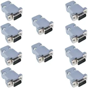 Oiyagai 765470510724 10pcs Db9 Male Connector Kit Plastic 45x31x18mm