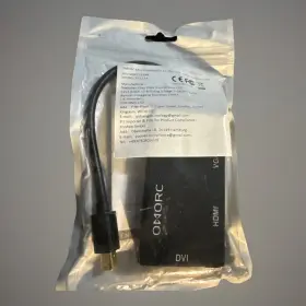 Pc122a Omorc 3-in-1 Mini Displayport To Dvi Vga Dhmi Tv Adapter Thunderboltcable