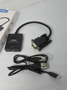 Otn-5138 Onten Vga To Hdmi 1080p Adapter Converter With Audio For Pc Laptop Tv