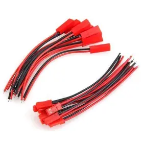 Zzw0020-1 Onwon 10 Pairs 100mm Jst 2 Pin Connector Plug Lead Wire For Rc Li-po Battery Discha