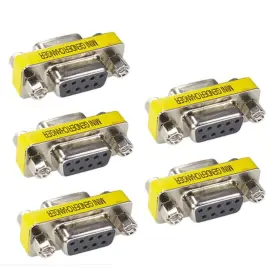 Ouou 723990863232 9 Pin Rs232 Db9 Male To Female Serial Cable Gender Changer Coupler Mini Adapt