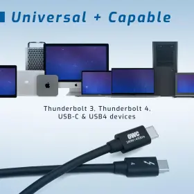 Owc 810100980047 11.8-inch Thunderbolt 4 And Usb-c Cable With 40 Gbps Data Transfer 240w Powe #2