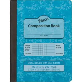 Mmk37160 Pacon Dual Ruled Composition Book