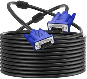 Pasow Psw-vga/40ft Vga To Monitor Cable Hd15 Male For Tv Computer Projector 40 Feet