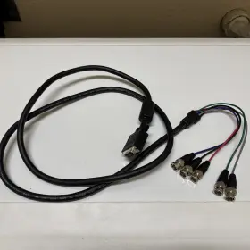 Pcc-00608 Pccables.com 5 Bnc To Super Vga Hd15-m Cable 6ft Rgbhv Svga