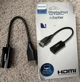 Swv9200g Philips Swv9200g/27 Display Port To Hdmi Adapter - Black New Open