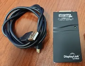 20170503491 Plugable Usb 2.0 Display Adapter Uga-165 Comes With Cable