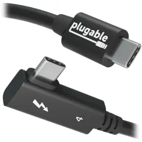 Tbt4-240w-80cmr Plugable Thunderbolt 4 Cable Right Angle With Epr Charging