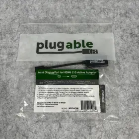 Plugable Technologies 819927010692 Mini Displayport Thunderbolt 2 To Hdmi 2.0 Active Adapter 4k