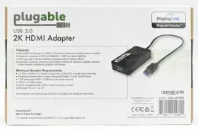 Uga-2khdmi Plugable Usb 3.0 To Hdmi Video Graphics Adapter With Audio - Factory Sealed #2