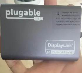 Plugable Usbc-6950m Usb-c To Hdmi Adapter Dual Monitor 4k 60hz For Apple Mac M1/m2/m3