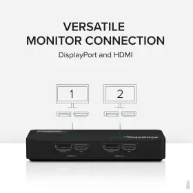 Usbc-6950u Plugable 4k Displayport And Hdmi Dual Monitor Adapter For Usb 3.0 Usb-c Compatibl #3
