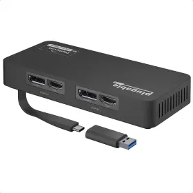 Usbc-6950u Plugable 4k Displayport And Hdmi Dual Monitor Adapter For Usb 3.0 Usb-c Compatibl