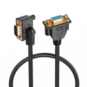 20240625002 Pngknyocn 90 Degree Vga Cable Left Bend 0.5m 15 Pin Full Hd 1080p Male To Female