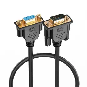 20240625005 Pngknyocn Vga Extension Cable 0.5m 15 Pin 1080p Male To Female Monitor Computer