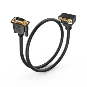 20240625024 Pngknyocn 90 Vga Cable 1080p Full Hd Right Angled Upward Bend Male To Straight
