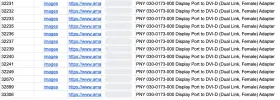 030-0173-000 Pny Lot Of 13 Display Port To Dvi-d Dual Link Female Adapter