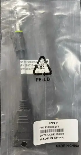 91008582v3 Pny Lot Of 5 New- Mini Displayport Male To Female Adapter #3