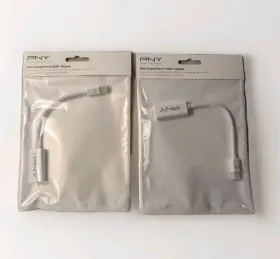 A-dm-hd-w01 Pny New Lot Of 2 Mini Displayport To Hdmi Adapter For Macbook White