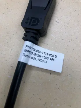 Dj802b-1000-10e Pny Lot Of 7 Displayport Male To Dvi Female Adapters - Display Port #3