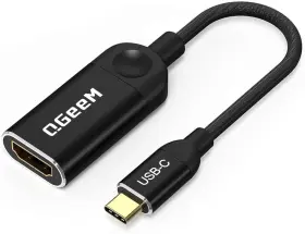 Qgeem 860011777830 Usb C To Hdmi Adapter 4k Cable Type-c Thunderbolt 3/4