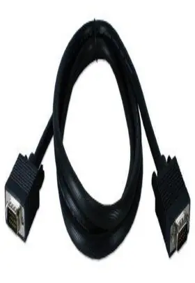Qvs 021111612791 10ft Premium Vga Hd15 M/mtri Shielded Black Cable