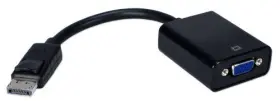 Qvs 037229491968 Displayport/vga Cable - For Monitor Tv Video Device 8 Inch