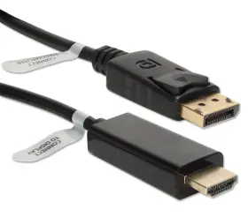 Dphd-10 Qvs 10ft Displayport To Hdmi Digital A/v Cable - 10 Ft Displayport/hdmi