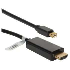 Mdph-10bk Qvs 10ft Mini Displayport/thunderbolt To Hdmi Digital Video Black Cable - 10 Ft