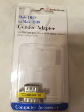 Radioshack 040293150631 Male Db9 To Gender Adapter 26 231 Radio Shack Computer Accessory 1 Pak #2