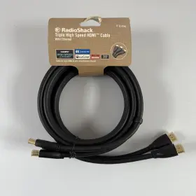 1500655 Radioshack Triple High Speed Hdmi Cable 8ft 4k Ultra Hd With Ethernet