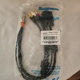 60018 Rapidrun Vga Hd15 3.5mm Composite Video Stereo Audio Flying Lead